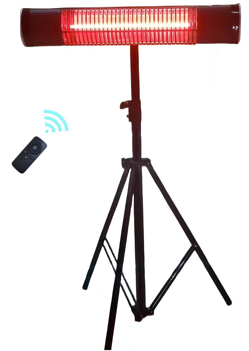 Wall mounted patio heater