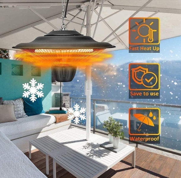 Quartz electric heater