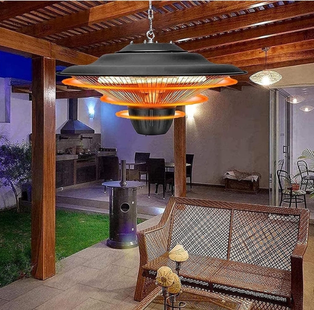 Waterproof heater for pergola